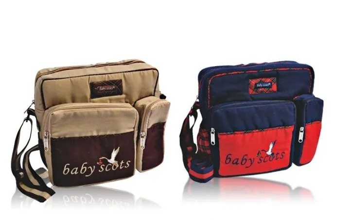 Baby Scots Embroidery Medium Bag - Gambar 4